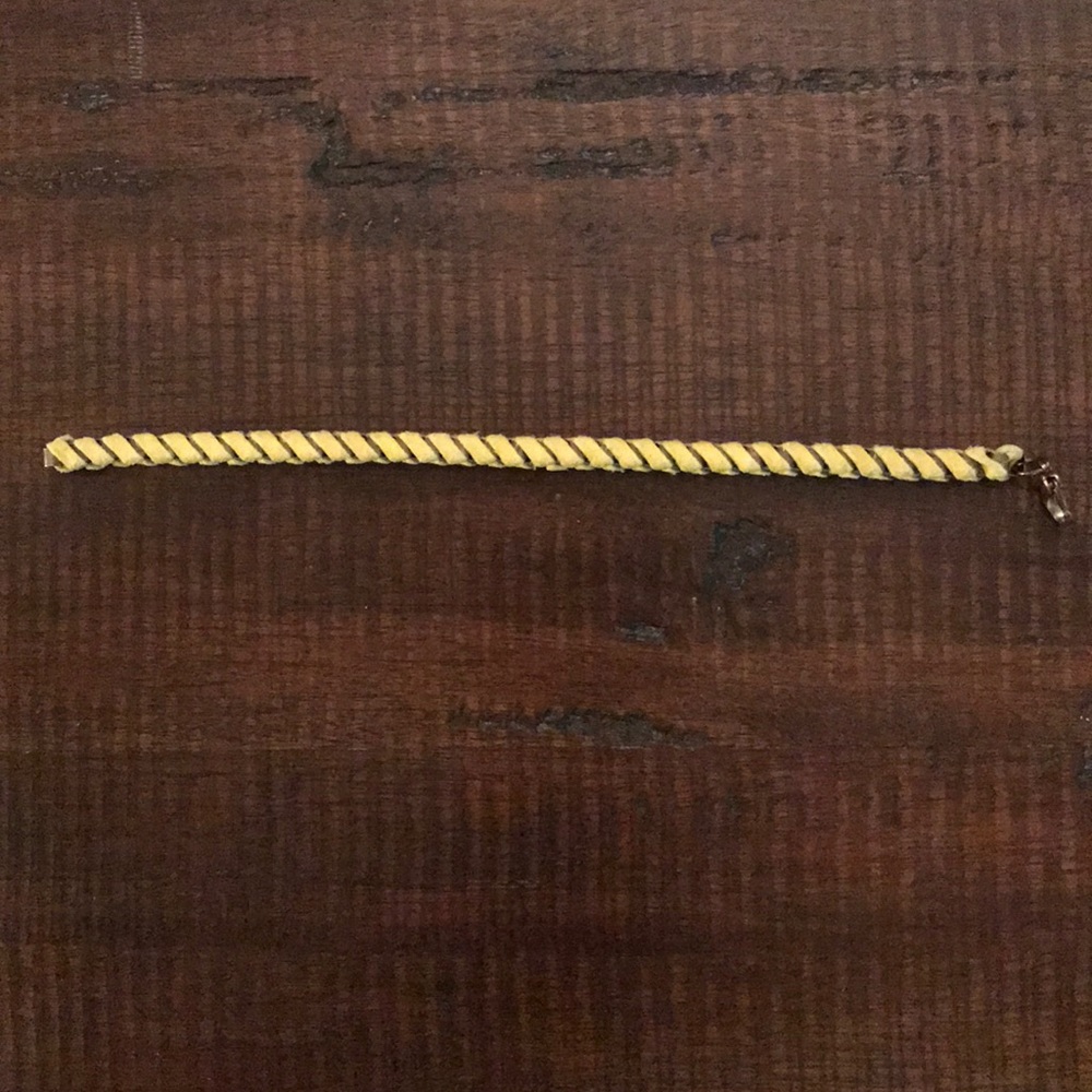 Braided Suede and Metal Bracelet - Picture 3 of 3